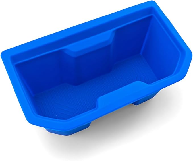 Silicone Liner Holder Inserts for Toyota Tacoma 2024 2025 4th Gen Interior Accessories Door Side Storage Box Organizer Trays Non-Slip Liner (for 2024 2025 Tacoma, Pack of Blue Silicone Holder)