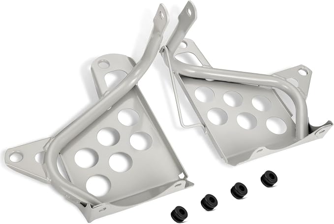 LH + RH Footrest Heel Guard Plate Kit for Yamaha Blaster 200 YFS200 1990-2006 3JM-27445-00-00 3JM-27446-00-00