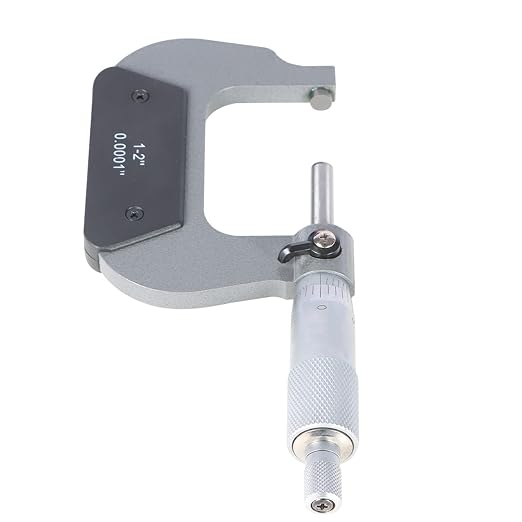 marddpair Micrometer 1-2 Inch 0.0001 Inch Precision Outside Micrometer Carbide Tipped