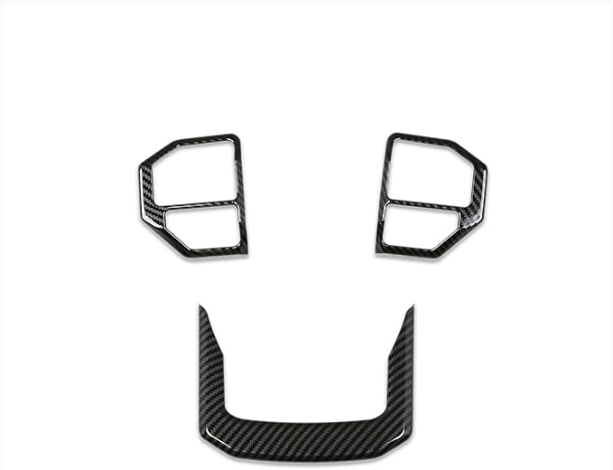 Beautost Fit for Toyota Land Cruiser LC250 2024 2025 2026 Wheel Steering Trim Panel Cover Trims (Carbon Fiber Black)