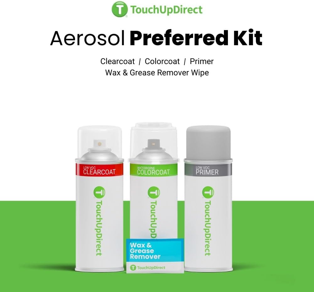 TouchUpDirect 8P4 Inigo Ink/Dark Blue Pearl for Toyota Exact Match Touch Up Paint Aerosol - Preferred Package