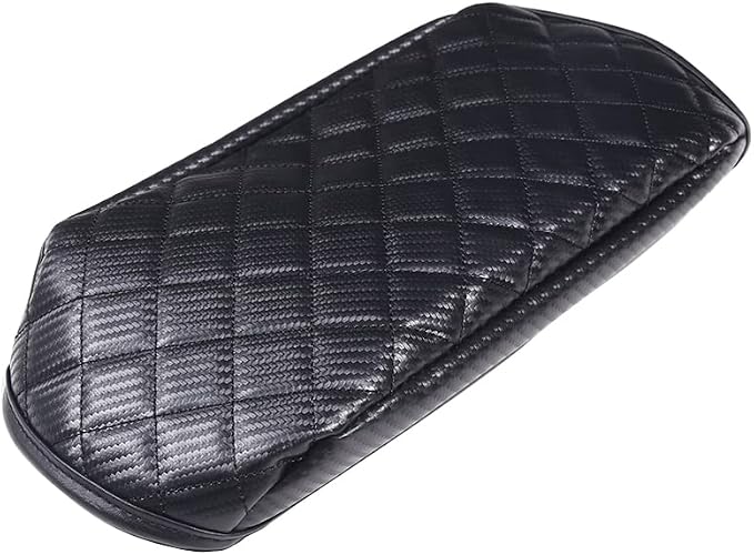 TINKI Center Console Armrest Cover Kit, Console Armrest Cushion Automotive Customized Console Armrest Cushion, Fit for Mercedes Benz G Class 2013-2018 Accessory Organizer Protector (Plaid - Carbon)