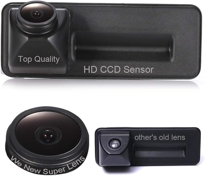 1280x720 Pixel 1000TV Lines Waterproof Trunk Handle Griff Reverse Camera HD Night Vision Rear View Camera for VW Skoda/Superb Combi/yeti/Fabia Y6/ Octavia/Audi A1(Model=LS8011)