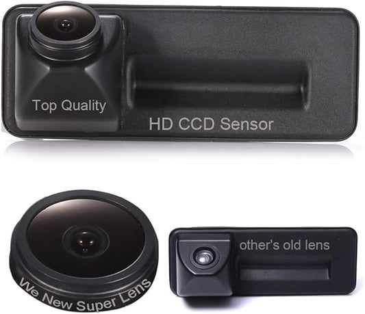 1280x720 Pixel 1000TV Lines Waterproof Trunk Handle Griff Reverse Camera HD Night Vision Rear View Camera for VW Skoda/Superb Combi/yeti/Fabia Y6/ Octavia/Audi A1(Model=LS8011)