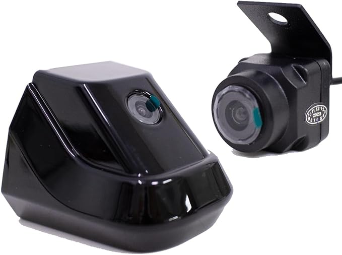Exterior Accessories - Rear View Reversing Backup Camera W/Housing + Camera + Cables Harness Kit Compatible with Mercedes Benz G Class W463 Models - Black 3 in 1