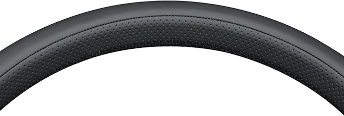 MEWANT Hand Sewn 3D Style Steering Wheel Cover Wrap for Volvo VNL VNR FM FH 2017-2025 Steering Wheel Accessories for Volvo FM