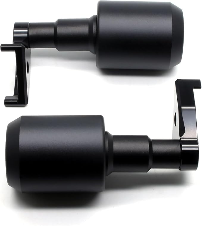 MZS Motorcycle Frame Sliders Compatible with ZX10R ZX-10R ABS 2011 2012 2013 2014 2015, Racing Falling Crash Protector Guards No Cut Kits Accessories Black