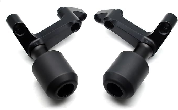 MZS Motorcycle Frame Sliders, Crash Protector Falling Protection Guards Kits Accessories No Cut Black Compatible with 790 Models 2018-2025/890 Models (Not Adventure) 2020-2025