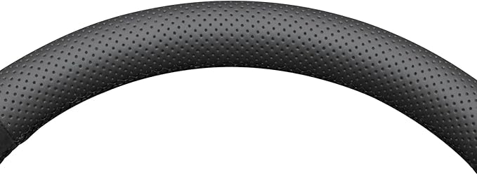 MEWANT Hand Stitch Steering Wheel Cover for Toyota Land Cruiser 2024-2026, Custom Fit DIY Wrap Interior Accessories
