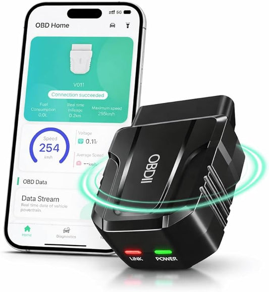 Bluetooth OBD2 Scanner for Car, Wireless OBD2 Diagnostic Tool with APP