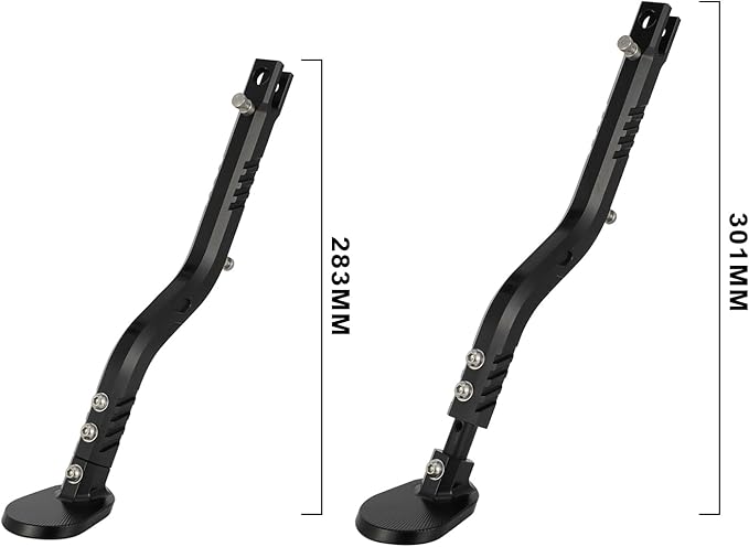 Motorcycle Kickstand Adjustable Foot Side Kick Stand for KLR650 KLR 650 2008-2018 2022-2025 Dirt Pit Bike