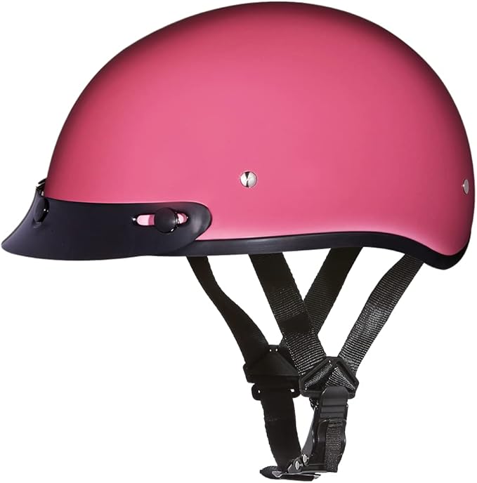 Motorcycle Helmet Half Skull Cap - Lightweight & Stylish DOT Approved Helmets for Adults - Perfect for Men and Women Riders - Comfortable & Secure Fit- Stylish Protection for Everyday Riding