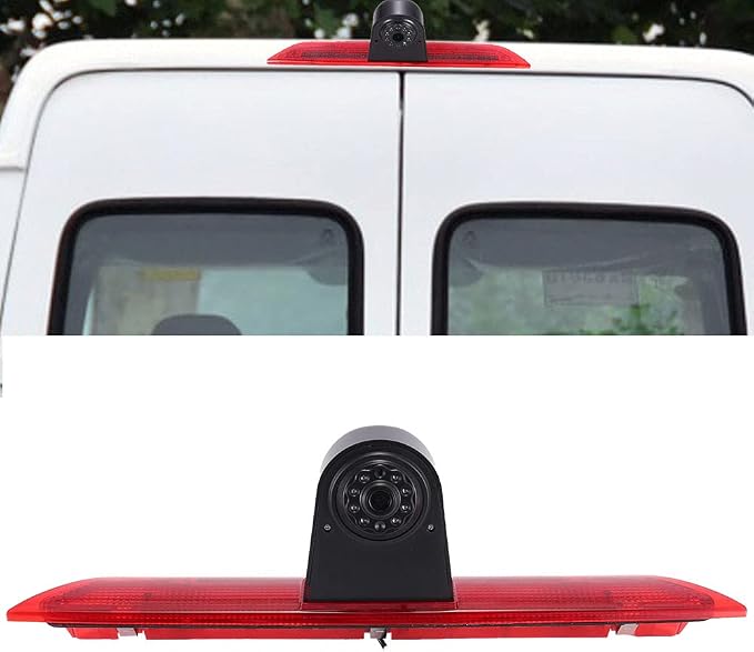 Car Third Roof Top Mount Brake Light 3 Rear View Camera Parking Safety Assistant System, HD Night Vision Waterproof for Ford Transit tourneo Custom Jumbo Kasten V363 F150 F250 F350 V636 MK8 2012-2020