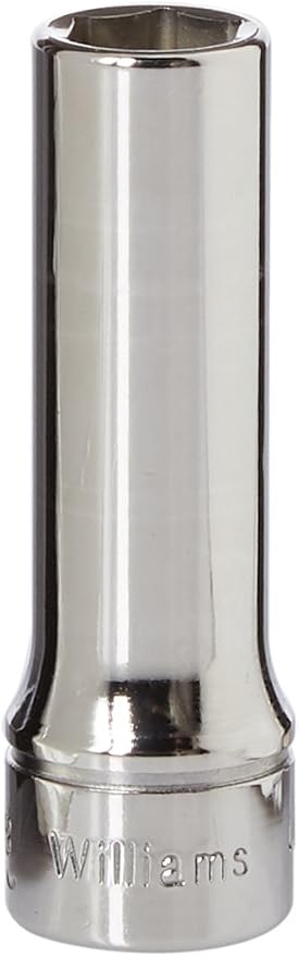 Williams BD-612 3/8 Drive Deep Socket, 6 Point, 3/8-Inch