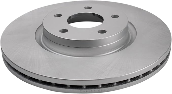 TRQ Front Brake Rotor Set G Coated Vented Compatible with 2013-2017 Ford C-Max 2013-2019 Escape 2008-2013 Volvo C30 2006-2012 C70 2004-2011 S40 2005-2011 V50