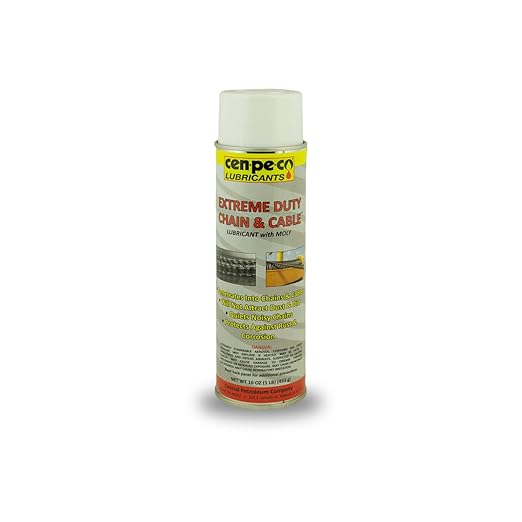 Extreme Duty Chain & Cable Lubricant | Foaming and Penetrating Chain Lube for Bikes, Motorcycles, Heavy Equipment Drive Chains, and Cables | (16-oz Aerosol Spray)