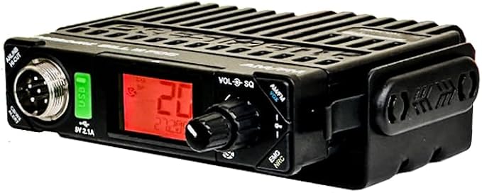 President Bill III (Bill 3) FCC AM/FM Ultra-Compact with P Channels, NRC, Weather Channel CB Radio. (TXUS201)