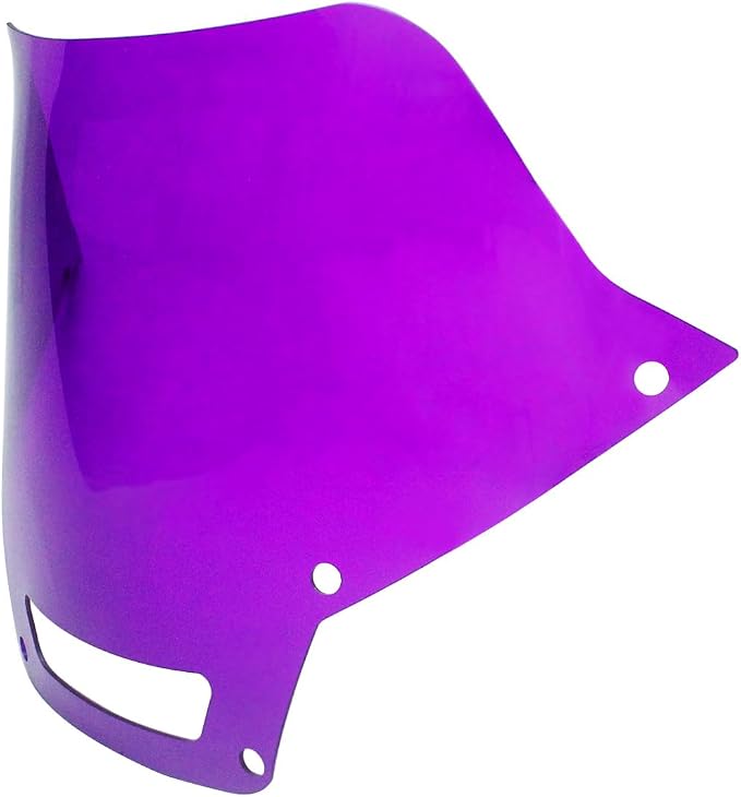 Grape Purple Acrylic PMMA Windshield, Outer Headlight Fairing Windscreen Windshield Compatible with Harley Davidson Low Rider ST, FLXRST FXST 2022-2025 (Purple)