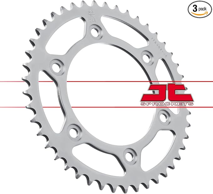 JT Sprockets JTR301.45-3 45 Tooth Steel Rear Sprocket, 3-Pack
