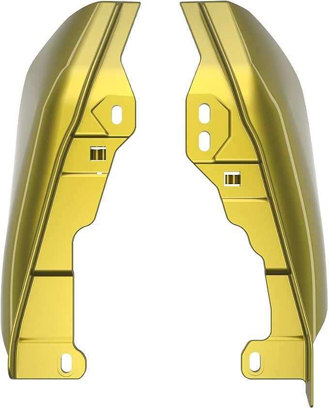 Advanblack 2024 RG Mid Frame Air Deflectors Compatible for Harley Touring Street Glide, Road King, Electra Glide, 2009-2025(Eegle Eye Yellow)