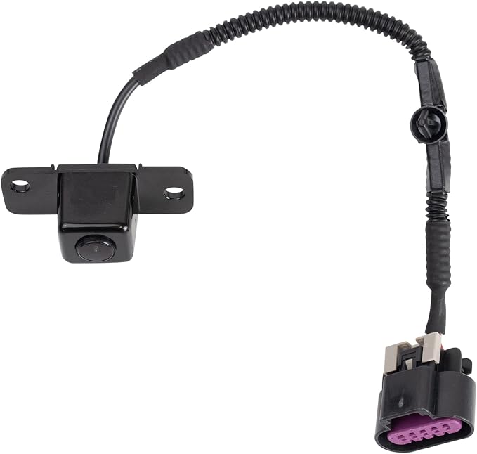 TRQ Rear View Camera Compatible with 2007-2008 Cadillac Escalade EXT Chevrolet Avalanche