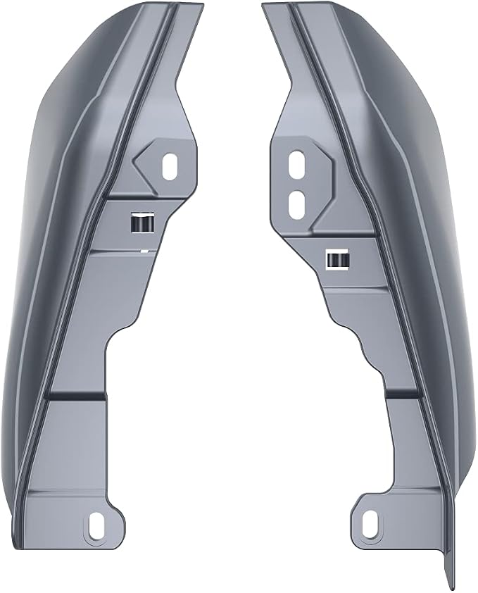 Advanblack 2024 RG Mid Frame Air Deflectors Compatible for Harley Touring Street Glide, Road King, Electra Glide, 2009-2025(Gauntlet Grey Metallic)
