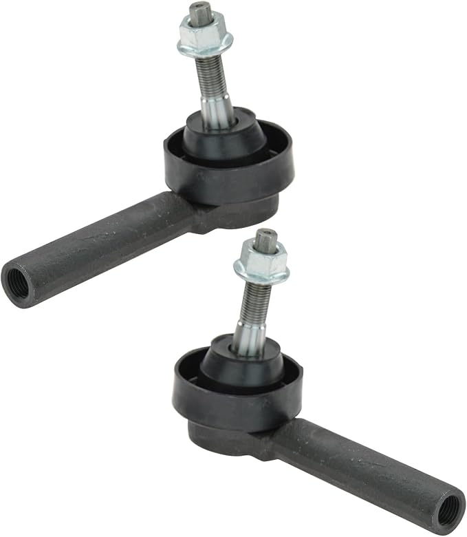 TRQ Front Outer Tie Rod Set 2 Piece Compatible with 2001-2004 Chrysler Town & Country 01-03 Voyager 01-04 Dodge Caravan 01-04 Grand Caravan