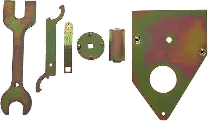 Supercharger Rebuild Tool Kit, Support Plate, Four Pin Socket, Gear Holder Tool, Shaft Holder Tool, Bearing Support Pusher For Sea Doo GTX GTR RXP RXT X Wake 185 215 255 260 CHALLENGER 180