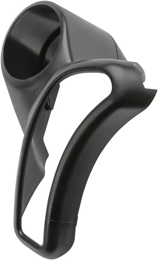 GlowShift Black Single Dashboard Gauge Pod Compatible with Chevy Corvette 2005-2013 - ABS Plastic - Mounts (1) 2-1/16" (52mm) Gauge to Vehicle's Dash - Left Side Heads-Up Display Cutout