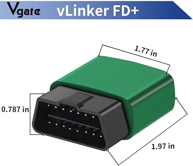 Vgate vLinker FD+ (BT3.0/ BLE4.0) OBD2 Scanner for FORScan Fixed Diagnostic Tool Car Code Reader for Android & iOS & Windows