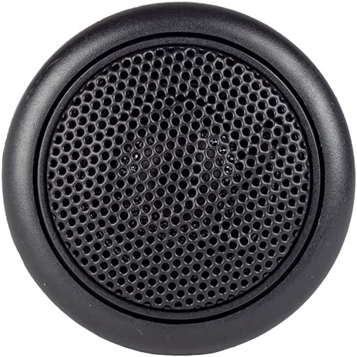 Alphasonik 1 Pair of NS1T Neuron Series 1" (240 Watts Max for The Pair) 120 Watts Max Per Tweeter Silk Dome Car Audio Speaker w/Flush, Surface and Angled Mounts Included