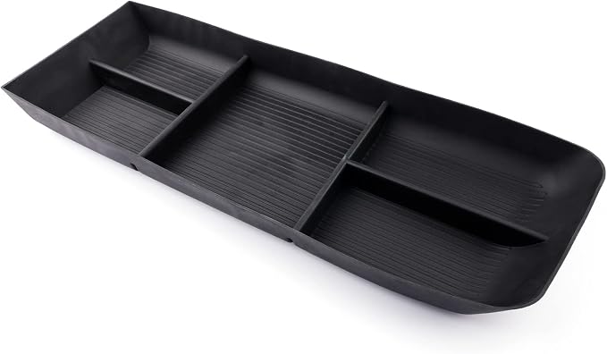 CDEFG for 2025 2026 Cadillac Lyriq Center Console Organizer 2023 2024 2025 2026 Lyriq Lower Floor Console Tray for 2023-2026 Cadillac Lyriq Accessories Under Console Storage Box