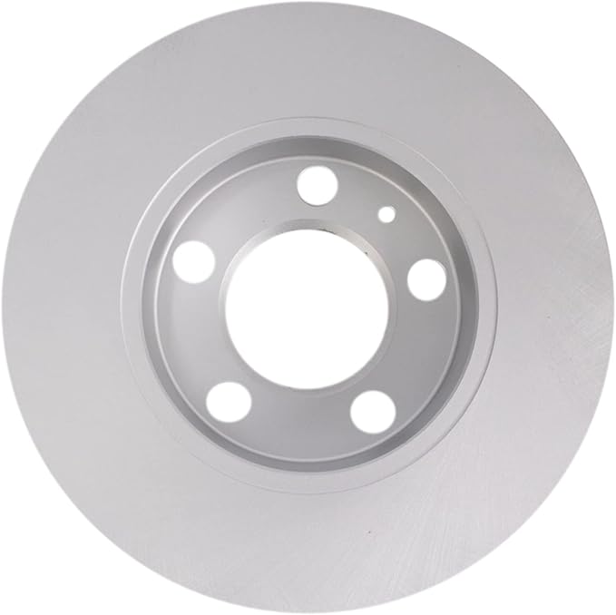 TRQ Rear Brake Rotor Set G Coated Solid Compatible with 2000-2006 Audi TT 1998-2010 Volkswagen Beetle 1999-2010 Golf 1999-2010 Jetta