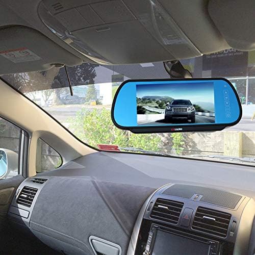 Compatible for Ford Transit 150 2015-2018, Transit 250 2015-2018, Transit 350/350 HD 2015-2018，350HD L4H3 Brake Light Backup Camera with 7 inch Clip-on Mirror Monitor (Transit Van)