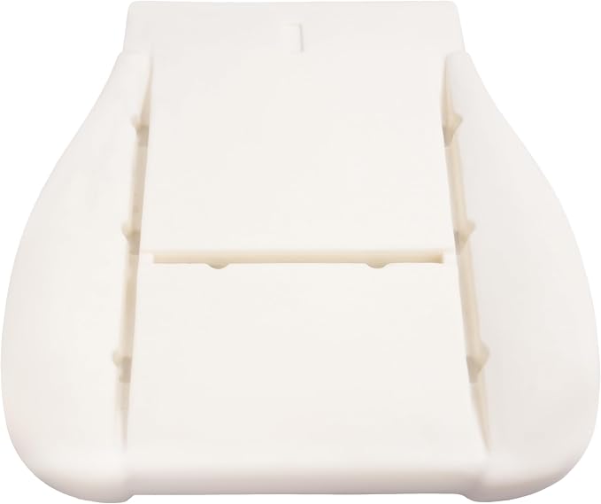ALMULOO Seat Foam & Seat Bottom Cover Compatible with 2001-2004 Toyota Tundra Driver Side Replacement Seat Foam Cushion Seat Cover White & Tan (2 Packages)