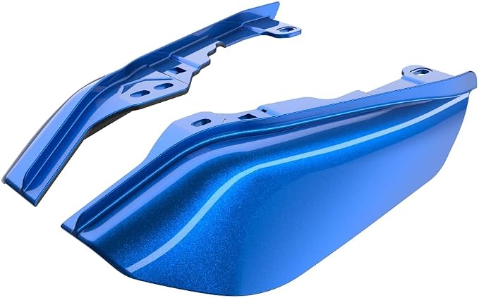 Advanblack 2024 RG Mid Frame Air Deflectors Compatible for Harley Touring Street Glide, Road King, Electra Glide, 2009-2025(Blue Burst)
