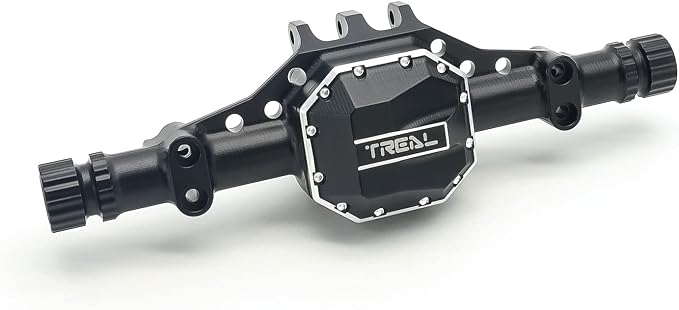 TREAL Alu# 7075 Axle Housing CNC Machined Billet Front Axle Housing for Element Enduro (Black)