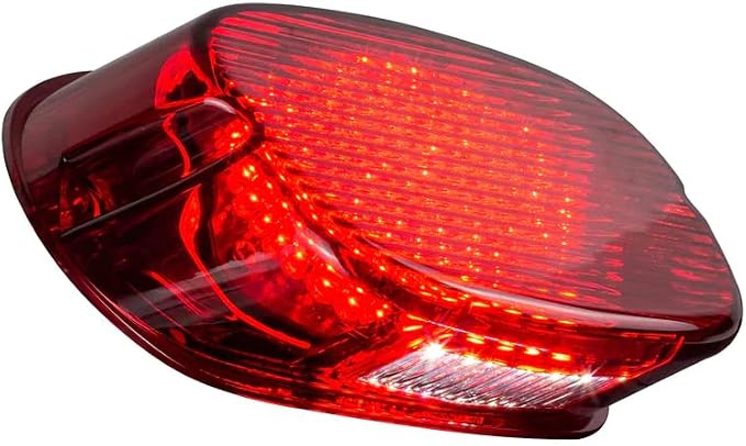 Eagle Lights Strobing LED Brake Light for Harley Davidson Motorcycles with Bottom License Plate Window