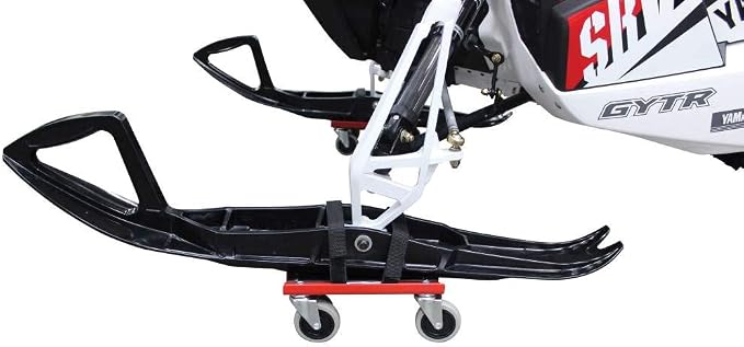 Extreme Max 5800.0228 V-Slides Snowmobile Dolly System - Steel, Red