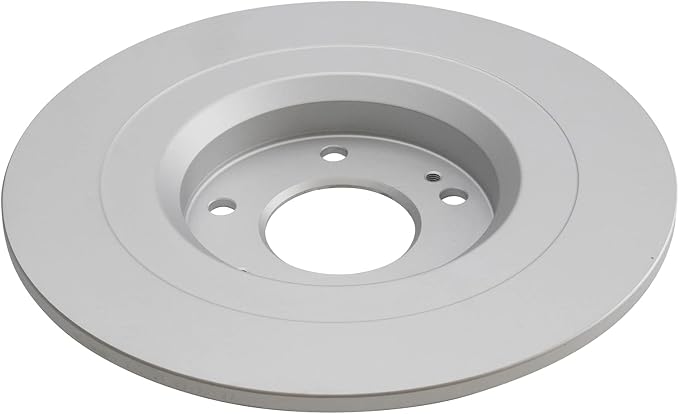 TRQ Rear Brake Rotor Set G Coated Solid Compatible with 2018-2024 Mitsubishi Eclipse Cross 2014-2020 Outlander 2018-2022, PHEV 2013-2024 Outlander Sport