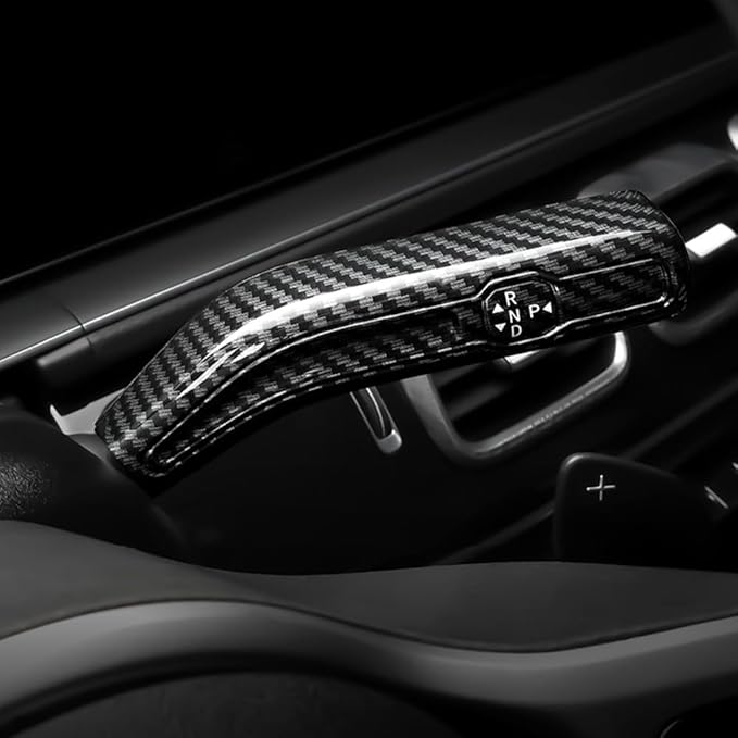 Carbon Fiber Car Shift Lever Wiper Rod Cover Trim Sticker for Mercedes Benz AMG A B CLA EQA EQB GLE GLS GLB GLA Class W177 W247 W118 W167 X167 X247 H247 Interior Accessories