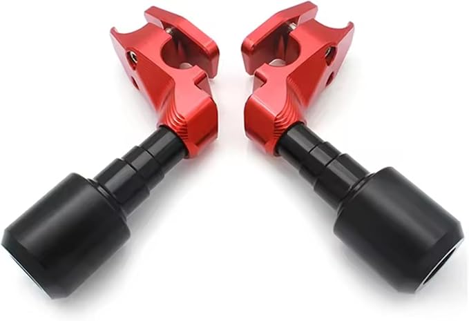 Motorcycle Frame Sliders Engine Guard Anti Crash Pad Protector for CFMOTO 450SS 450SR 450NK CF MOTO 450 SS, Black Aluminum Bodywork Protection Frame Accessories (Red)