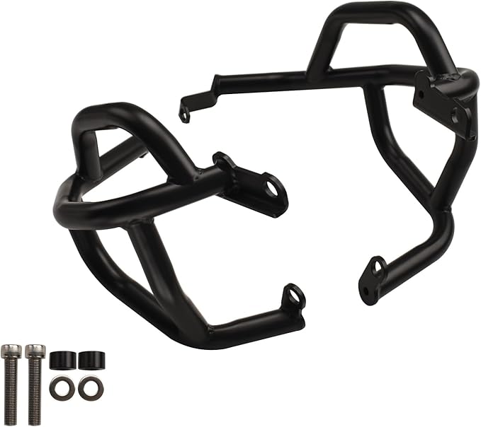 Black Engine Highway Crash Bar Guard Stunt Cage Protector Frame Bumper Falling Protection compatible for Ho&n&da CB650R CB 650R CB 650 R Accessories 2019 2020 2021 2022 2023 2024, MD-481-US