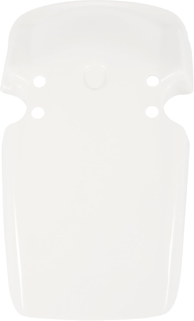 ALMULOO Front Fender Plastic ABS White Compatible with 1983-1985 Honda ATC200X Three‑Wheeler Mud Guard
