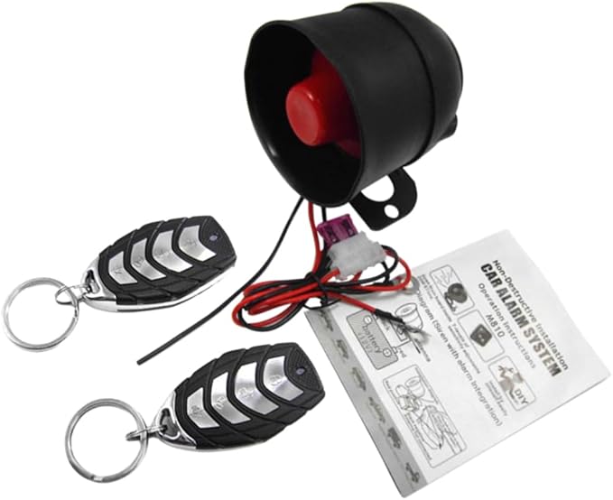 Riloer Universal Car Alarm Device - 12V Vibration Alarm System for DC12V Cars