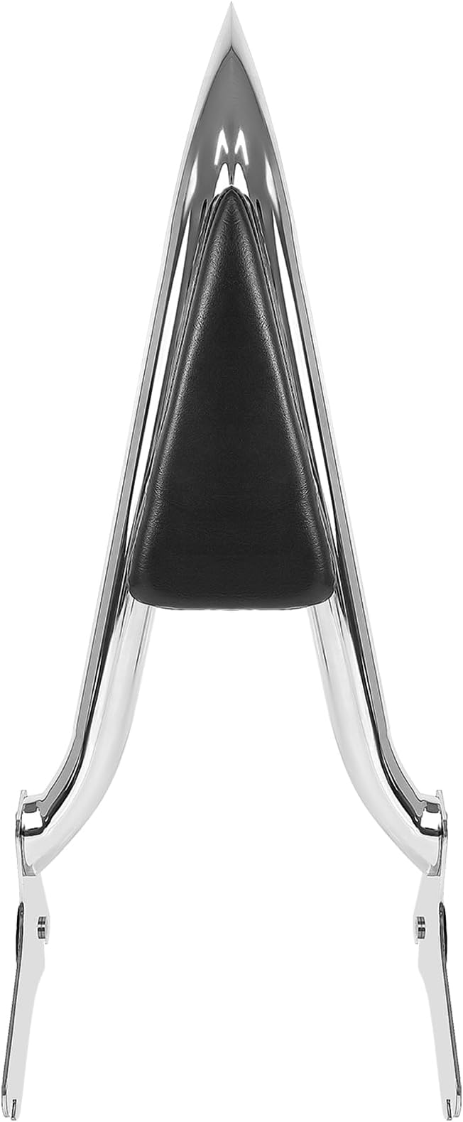 Detachable Chrome Sissy Bar Passenger Backrest Rear Pad Compatible for Harley Davidson Touring 1997-2008 Road King Electra Glide Street Glide FLHR FLHX FLHT FLTR [26 Inches]