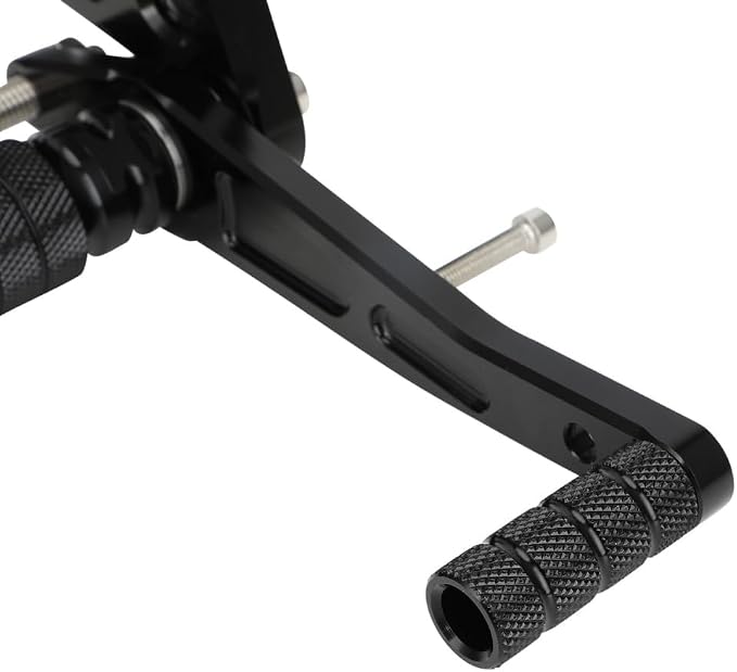 CHANGCHENG Foot Pegs for Ninja 400-Motorcycle Adjustable Rear Set Footpeg Brake Shift Pedal for Ninja400 2018-2023 Z400 2019-2023 Black