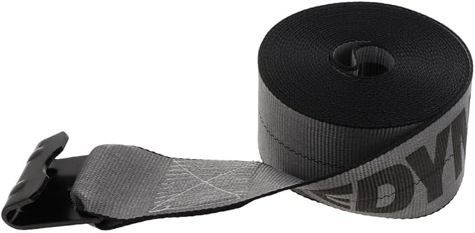 Belgrade Parts & Service, Inc. Kinedyne Genuine OEM 4630D3 4" by 30' Rhino MAX Flat Hook Winch Strap Working Load Limit 6,670 Lbs. / 3,025 Kgs. Pack of 2
