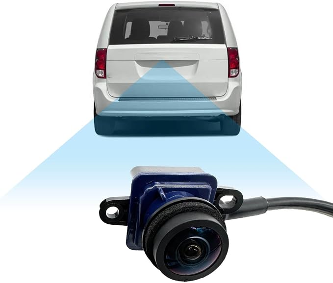 Rear View Back Up Camera Multiangle Views,Compatible with Chrysler Town & Country 2011-2016 Dodge Grand Caravan 2011-2020 Reversing Camera Replaces 4672639AA