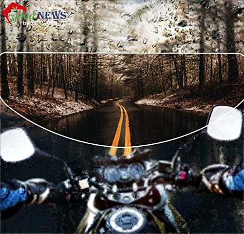 XII WY Universal Motorcycle Full Face Helmet Shield Anti Fog Film, transparent Visor Lens Insert Fog Resistant Waterproof Sticker
